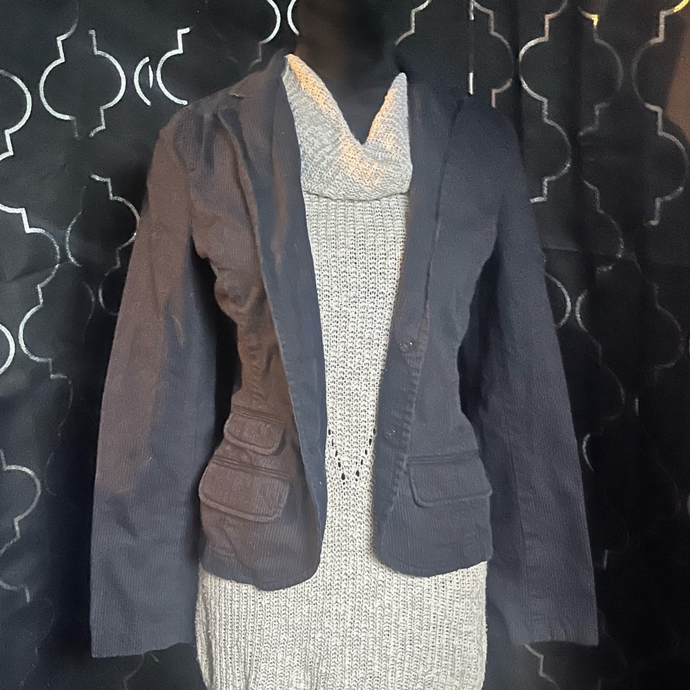 American Eagle Outfitters Navy blue pin stripe blazer